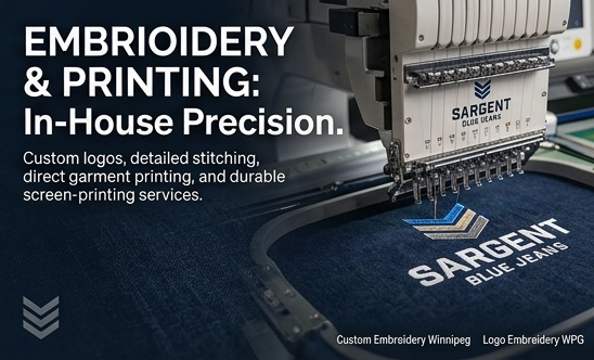 Embroidery & Printing: In-House Precision — Custom Embroidery Winnipeg